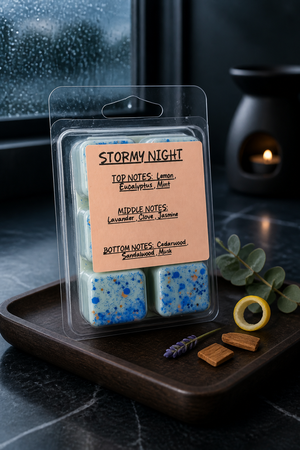 (Stormy Night) clamshell ~soy wax~