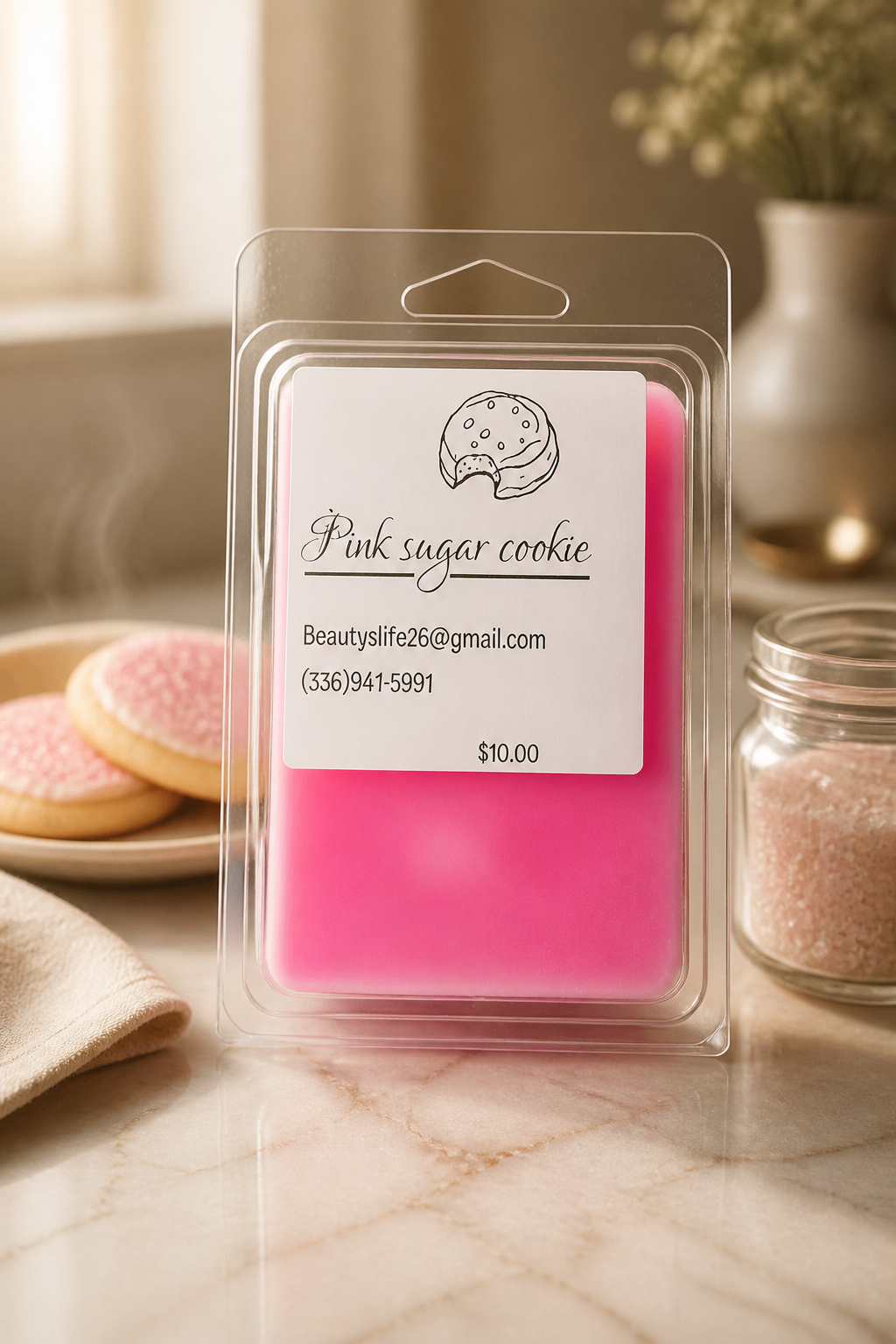 (Pink sugar cookie) clamshell ~soy wax~