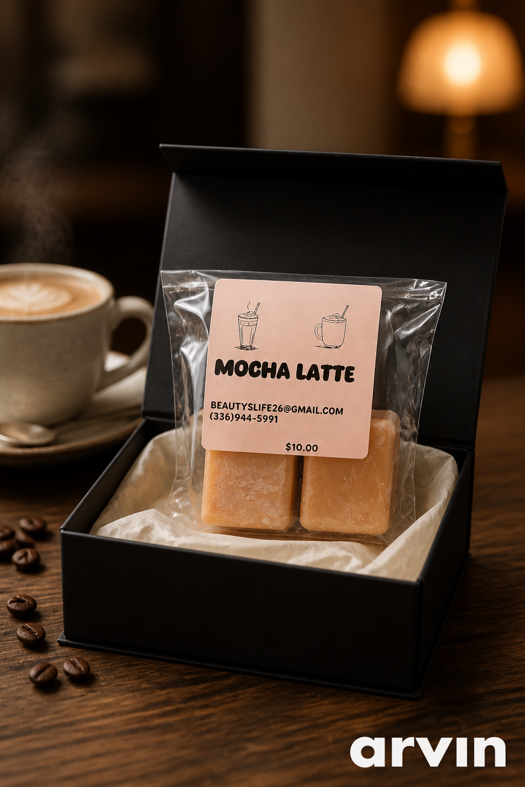 (Mocha Latte)3 pack large ~soy wax~