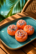 (TROPICAL SNOW CONE) 4 pack medium ~soy wax~