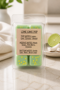 Lime cake pop /clamshell (soy wax melts)