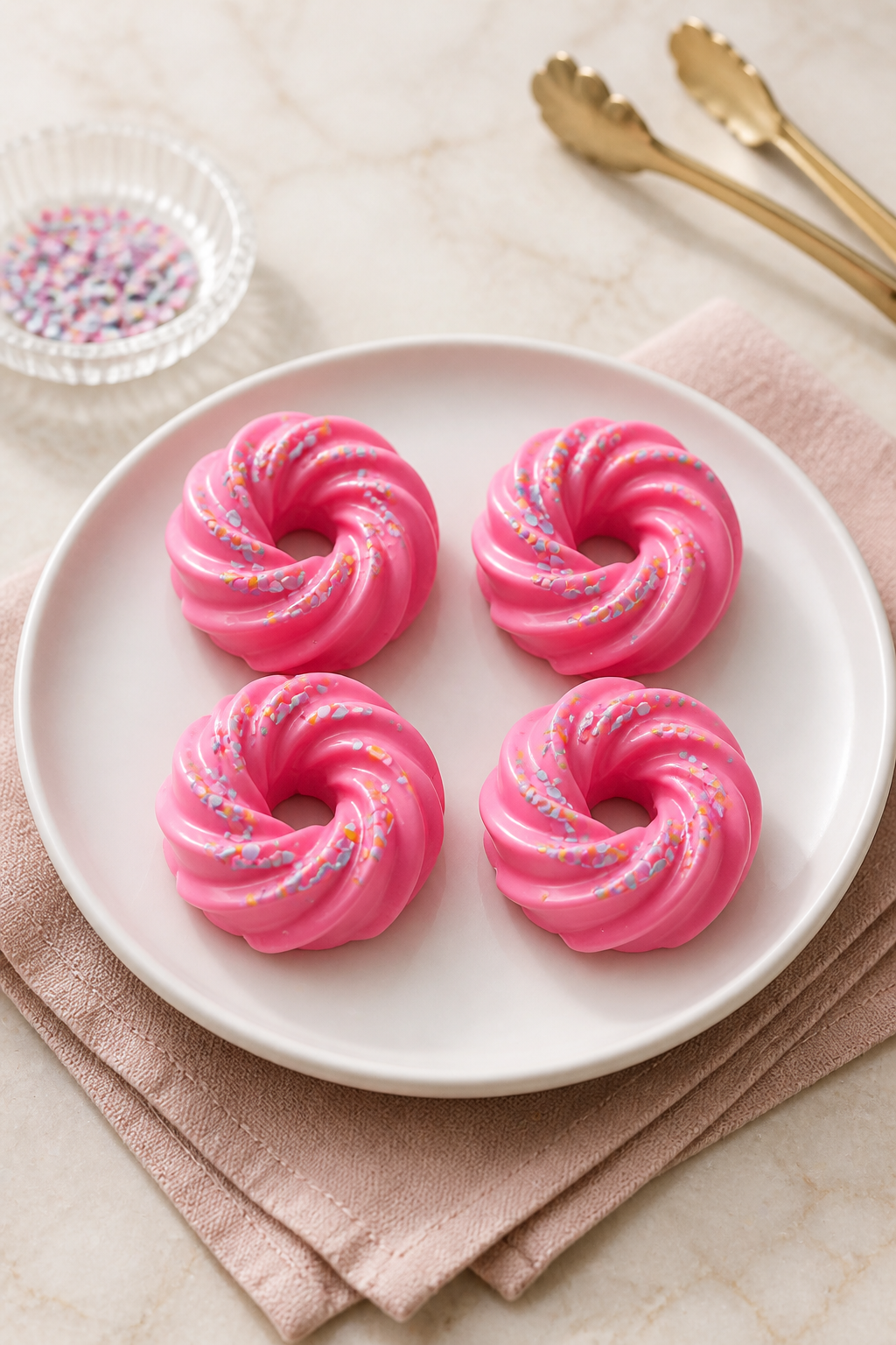 (Pink sugar) large pack of 4 ~soy wax~