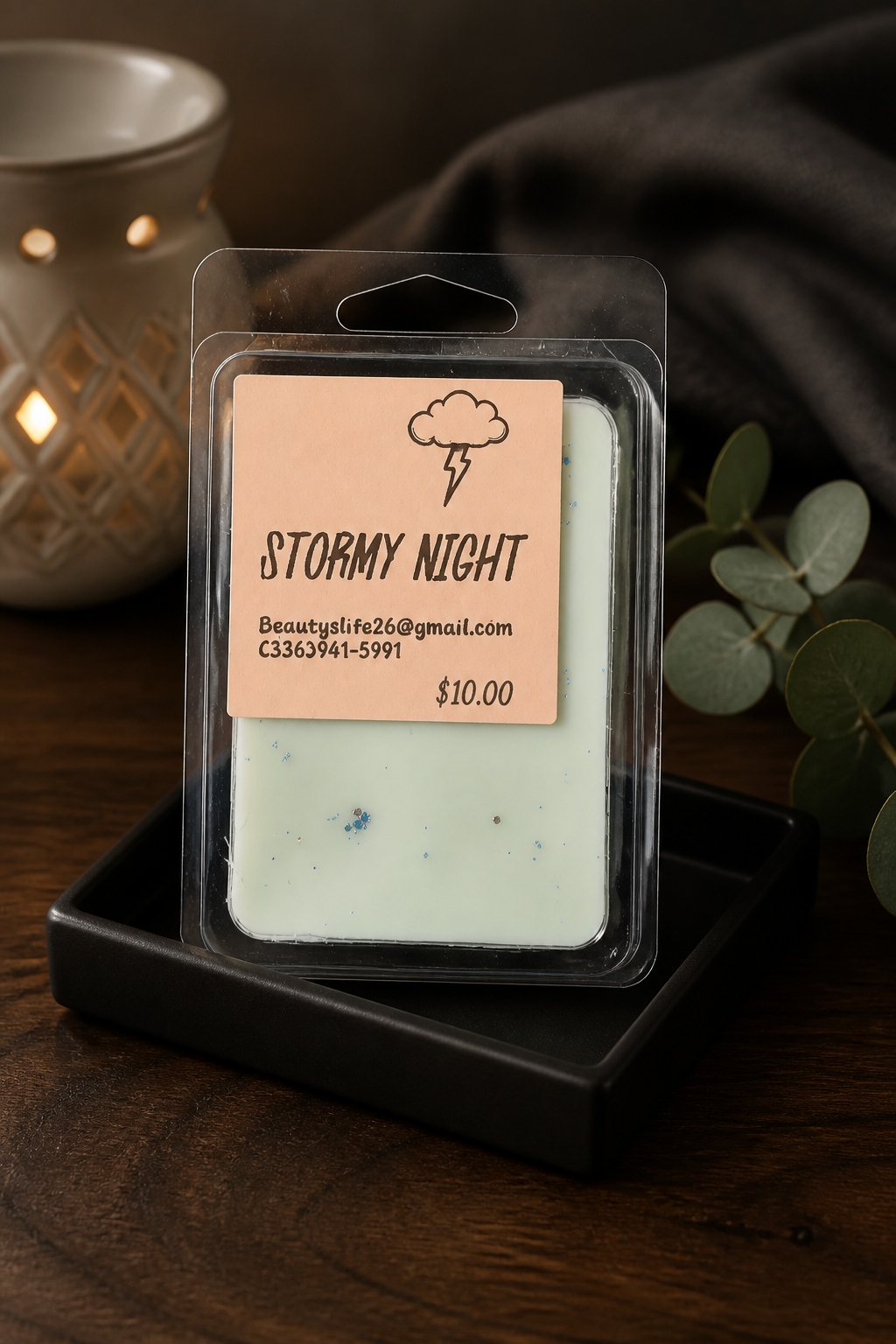 (Stormy Night) clamshell ~soy wax~
