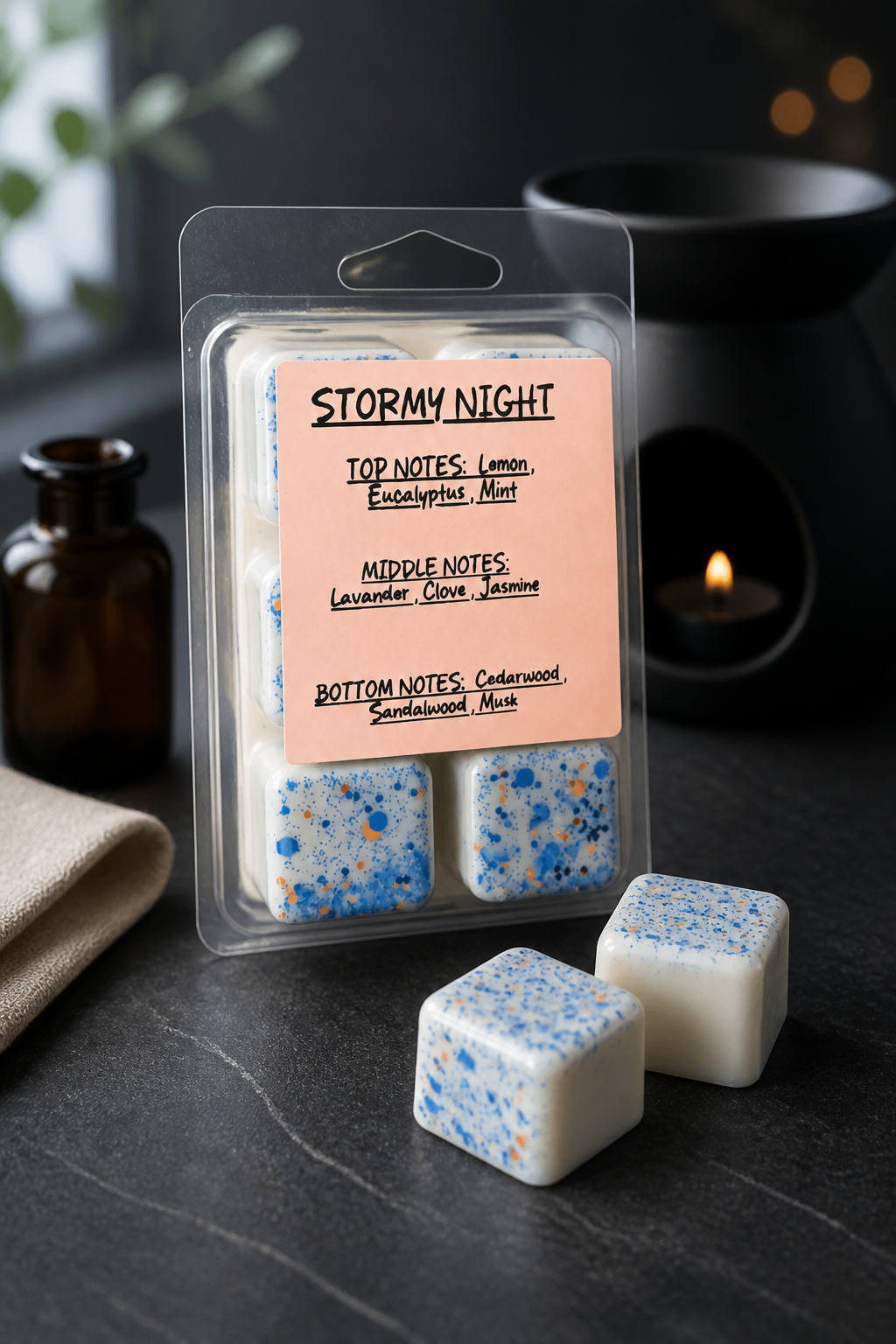 (Stormy Night) clamshell ~soy wax~