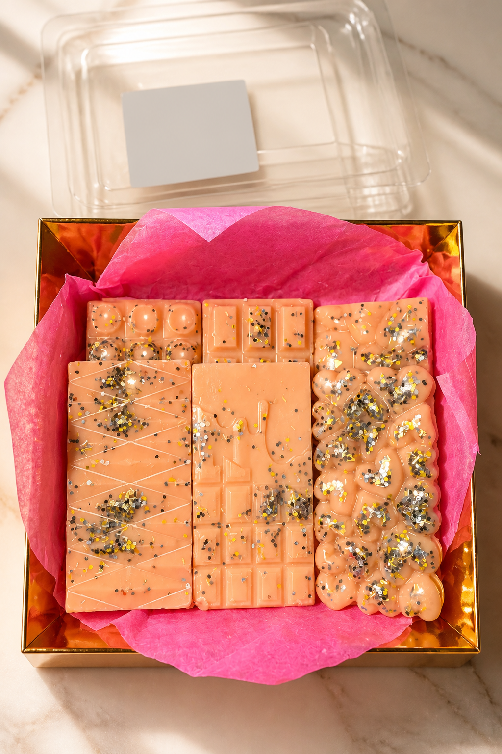 (Mocha Latte) 6 pack candy bar ~soy wax~