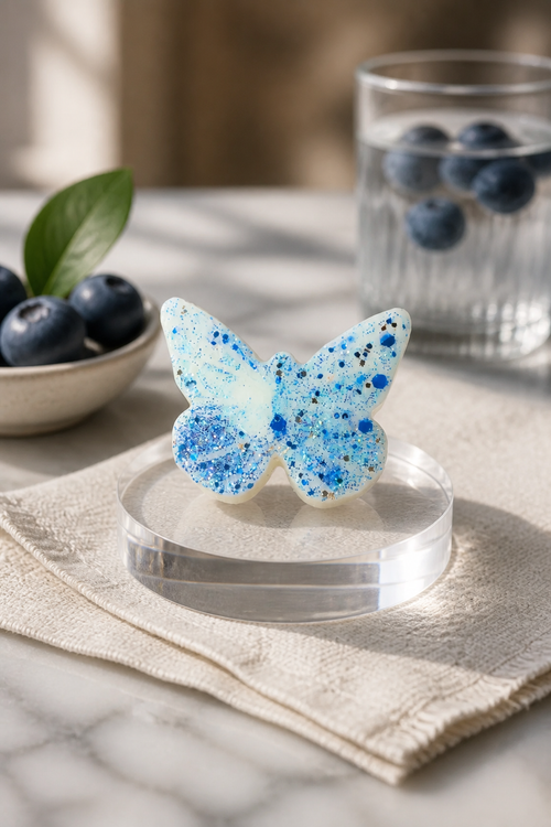Blueberry Cake Pop / single butterfly (soy wax melts)