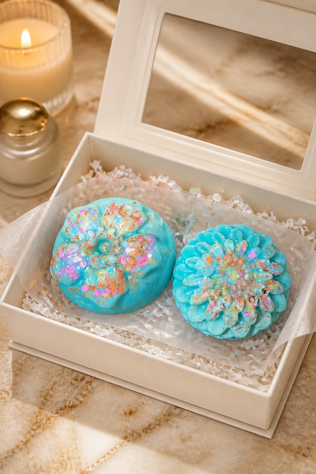 Vanilla Orchard / 2pk med flowers (soy wax melts)