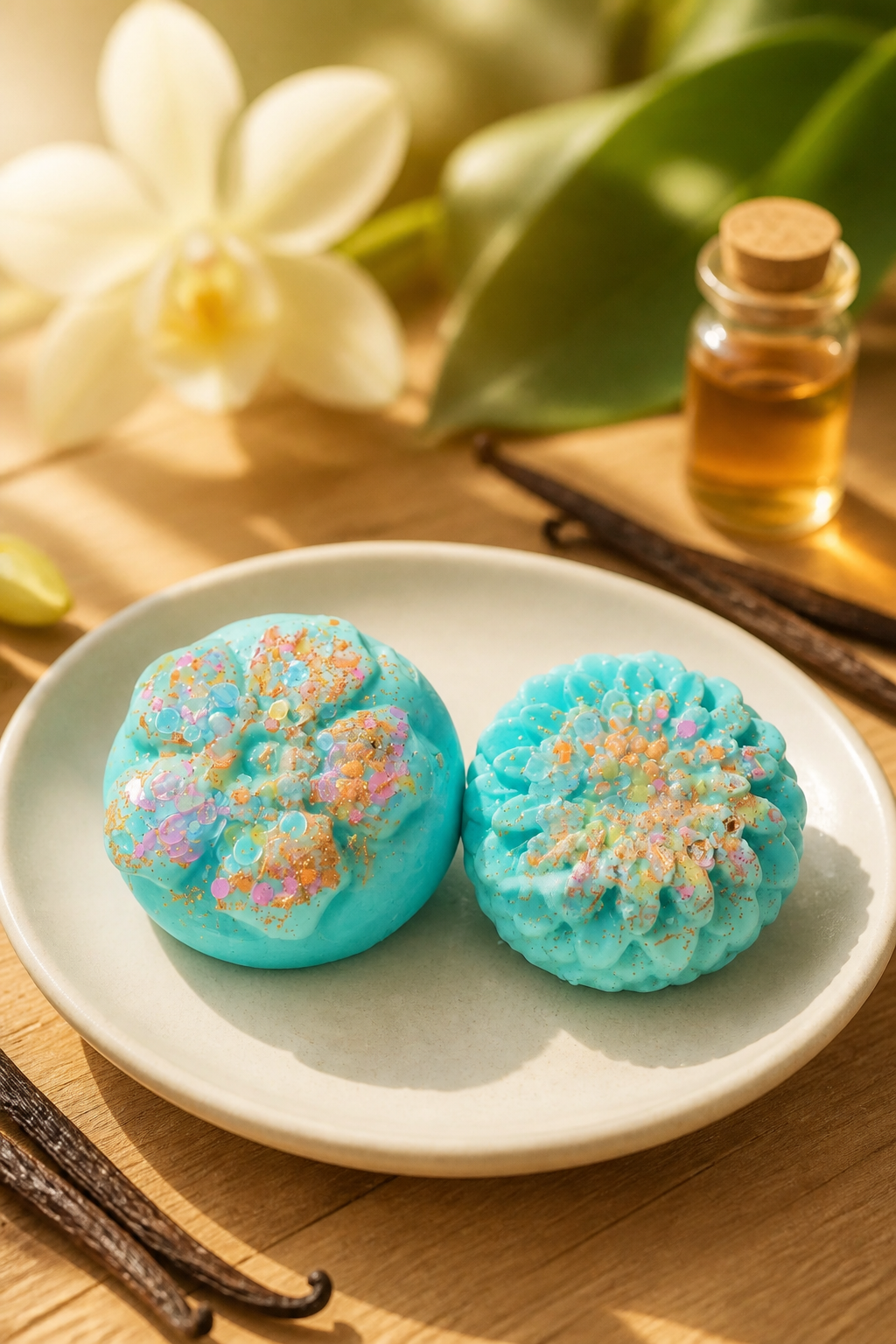 Vanilla Orchard / 2pk med flowers (soy wax melts)