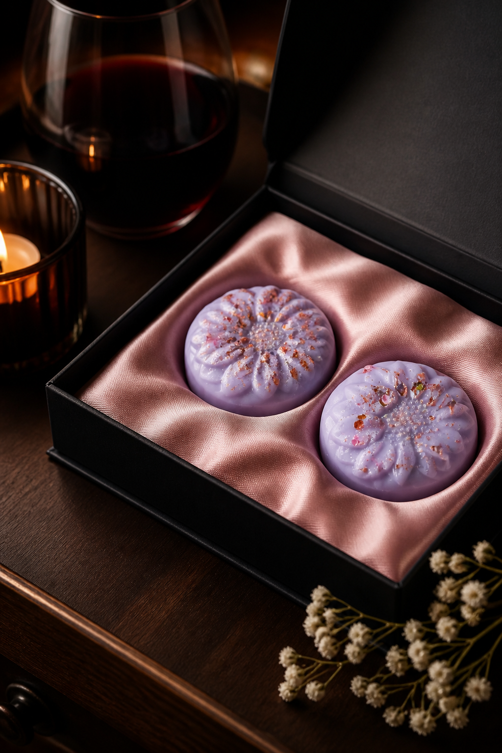 Date Night / 2pk med flower (soy wax melts)