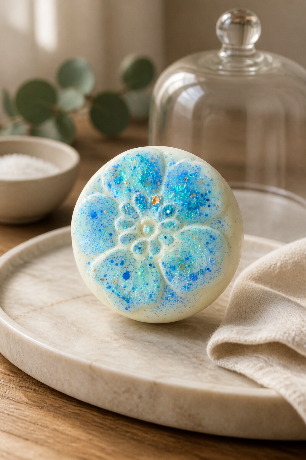 Blueberry Cake Pop / XL single flower (soy wax melts)