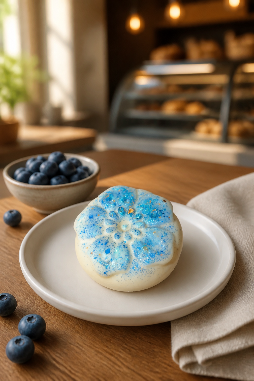 Blueberry Cake Pop / XL single flower (soy wax melts)