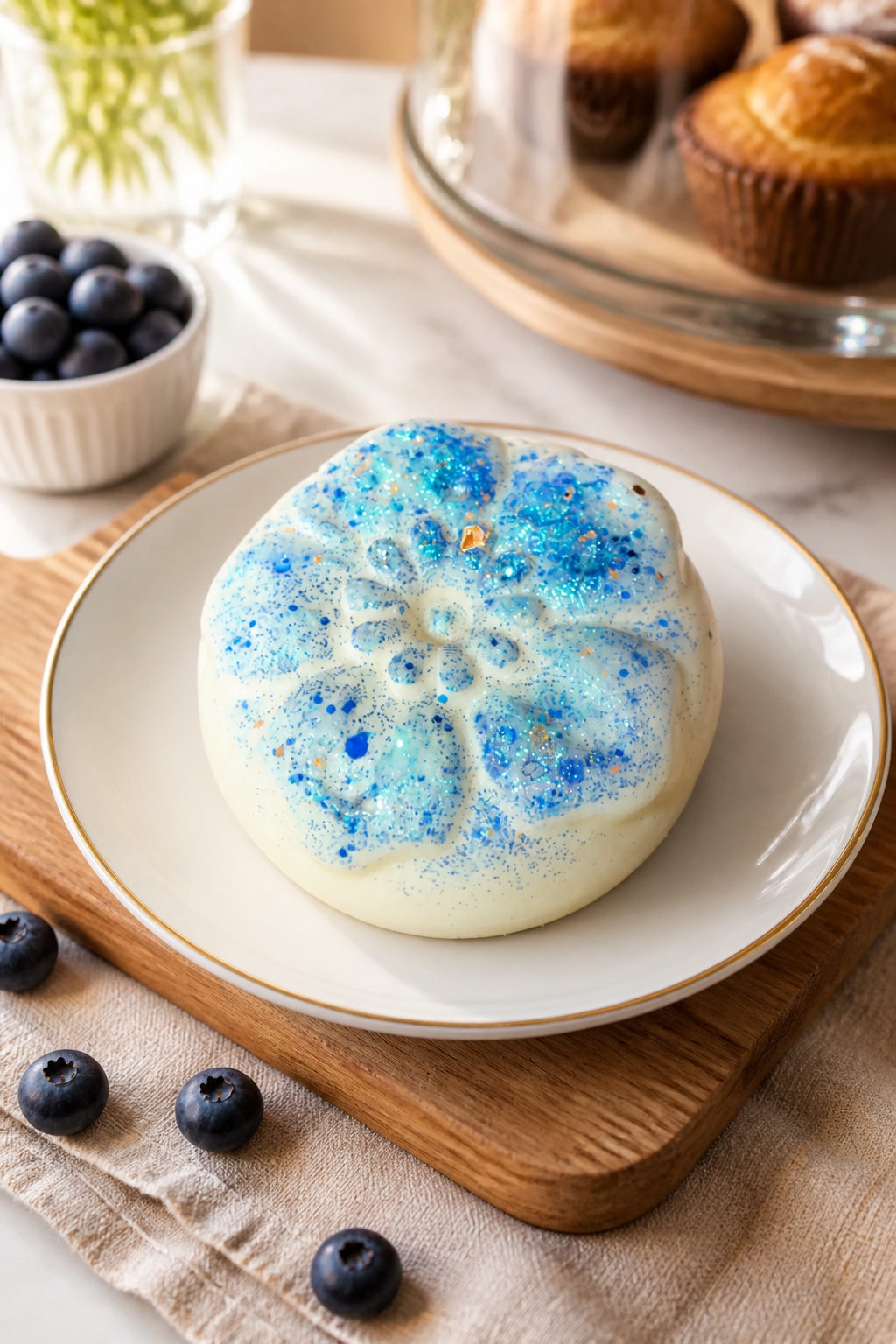 Blueberry Cake Pop / XL single flower (soy wax melts)