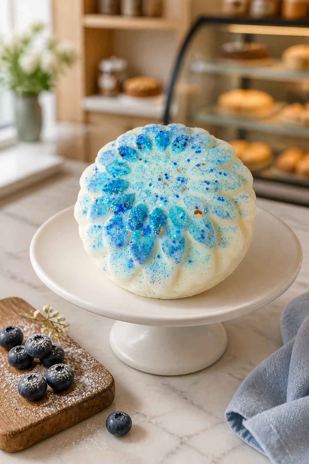 Blueberry Cake Pop / XL single flower (soy wax melts)