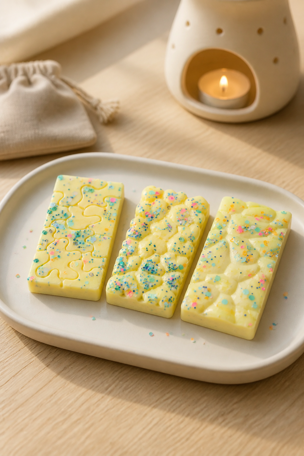 Sweet Lemongrass / 3pk candy bars (soy wax melts)
