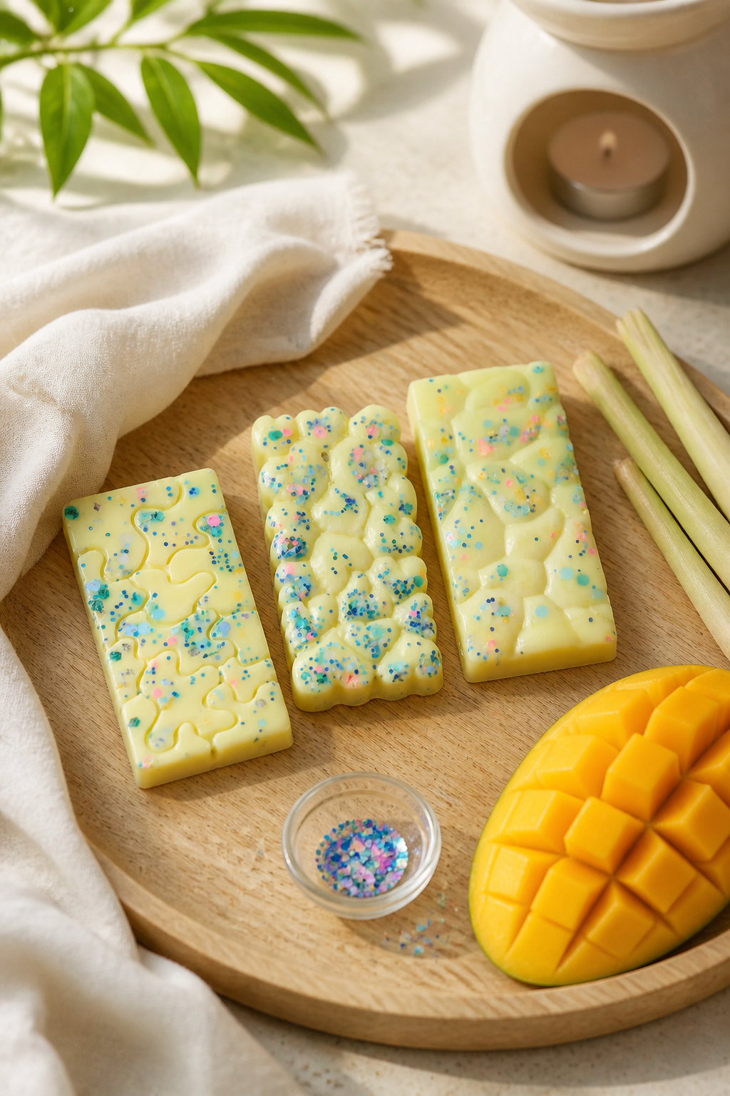Sweet Lemongrass / 3pk candy bars (soy wax melts)